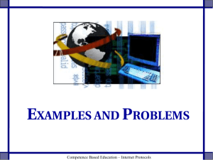 EXAMPLES AND PROBLEMS