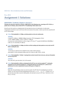 Assignment 1 Solutions
