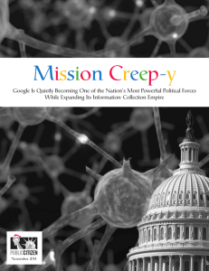 Mission Creep-y: Google is Quietly