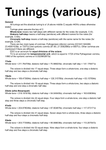 Tunings (various)