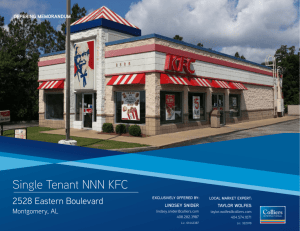 Single Tenant NNN KFC - Colliers International