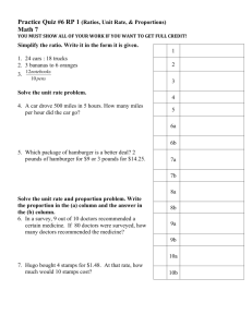 Practice Quiz #6 SP1, SP2, SP4 (Scatter Plots) Math 8