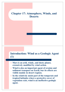 Wind as a Geologic Agent