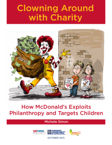 Clowning Around with Charity: How McDonald's