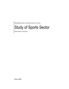 Study of Sports Sector