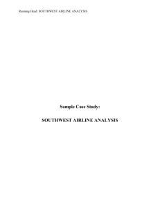SOUTHWEST AIRLINE ANALYSIS