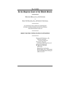 Brief in Opposition - Supreme Court Review