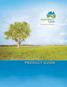 australian lamb - Australian Meat & Livestock