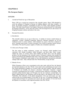 CHAPTER 12 The European Empires
