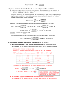 Which of the following give a buffer solution when equal volumes