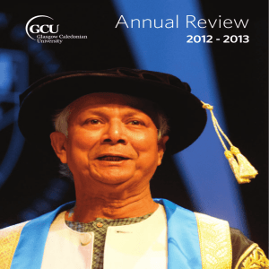 Annual Review - Glasgow Caledonian University
