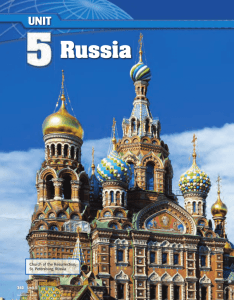 Chapter 14: Physical Geography of Russia
