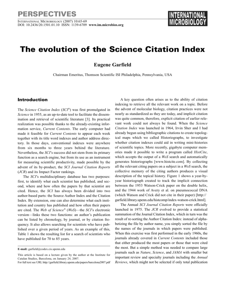 the-evolution-of-the-science-citation-index