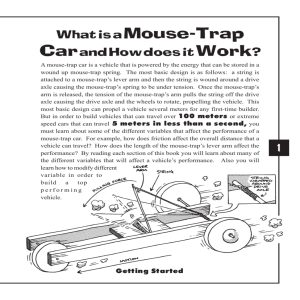 Mousetrap Cars: secrets to success (sample)