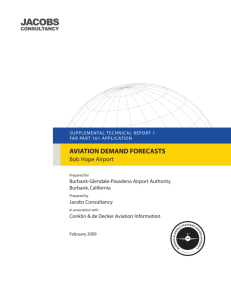 aviation demand forecasts - Burbank Bob Hope Airport