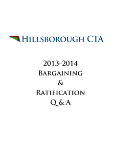 2013-2014 Bargaining & Ratification Q & A