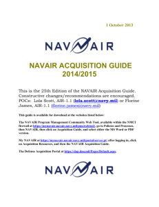 navair acquisition guide 2014/2015