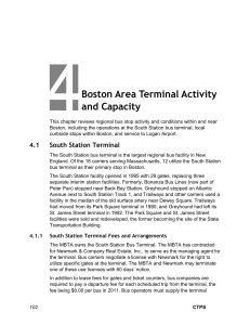 5 Boston Area Terminal Activity and Capacity