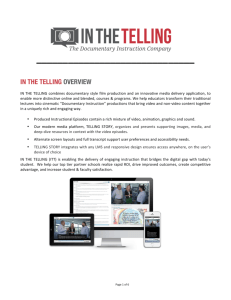 in the telling overview