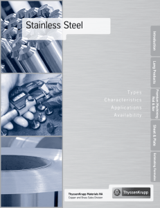 Stainless Steel - ThyssenKrupp Materials NA