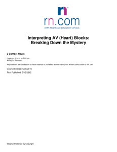 Interpreting AV (Heart) Blocks: Breaking Down the Mystery