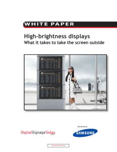 High-brightness displays