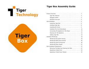 Tiger Box 2.0 Assembly Guide