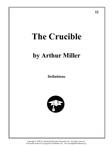 The Crucible