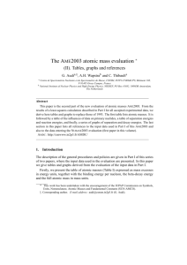The AME2003 atomic mass evaluation