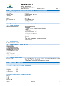 Vacuum Gas Oil - Outros Sites Petrobras