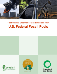 US Federal Fossil Fuels