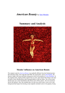 American Beauty by Sam Mendes