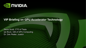 VIP Briefing on GPU Accelerator Technology