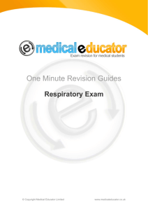 One Minute Revision Guides