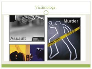 Victimology - Balkan Criminology