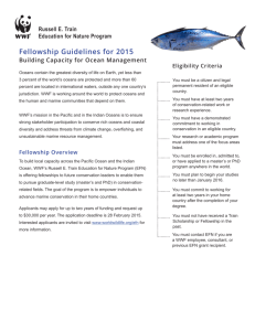 Fellowship Guidelines for 2015