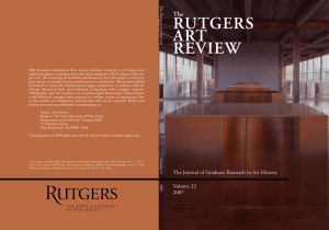rutgers art review - Massachusetts College of Art and Design