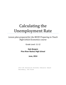 Calculating the Unemployment Rate