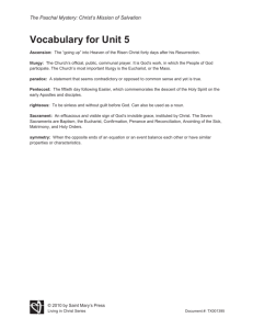 Vocabulary for Unit 5