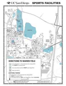 UCSD Warren Fields - Sports Facilities