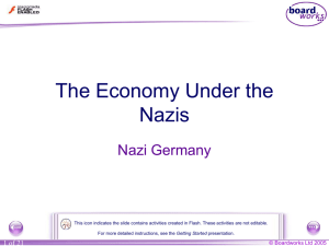 6. Nazi Germany - The Economy Under the Nazis