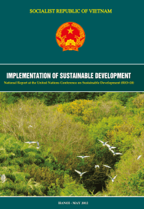 National Report - Viet Nam - Sustainable Development Knowledge