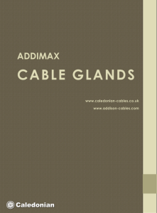 cable glands - caledonian tech cables