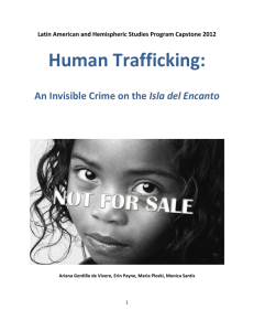 FINAL PAPER: Human Trafficking in Puerto Rico