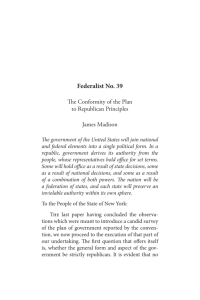 Federalist Nos. 39, 45, and 47