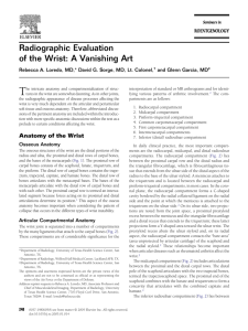 Radiographic Evaluation of the Wrist: A Vanishing Art