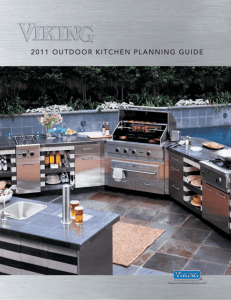 2011 OUTDOOR KITCHEN PLANNING GUIDE