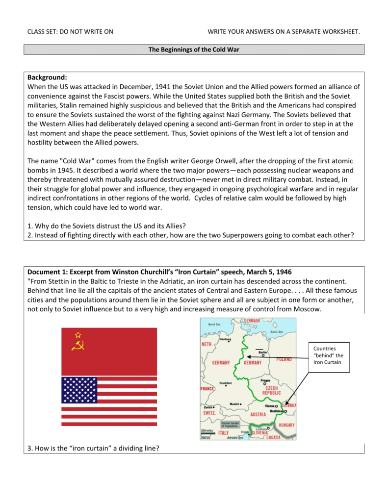 Cold War Dbq Plain Local Schools