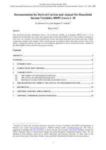 Documentation for Derived Current and Annual Net
