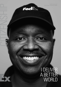i deliver a better world - FedEx Global Citizenship